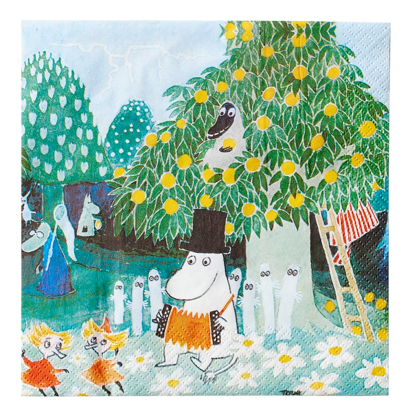 Havi Moomin Paper Napkin - Magic Meadow 