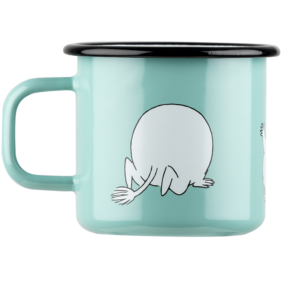 MOOMIN | Enamel Mug | Moomin, Mint  | 0.37L