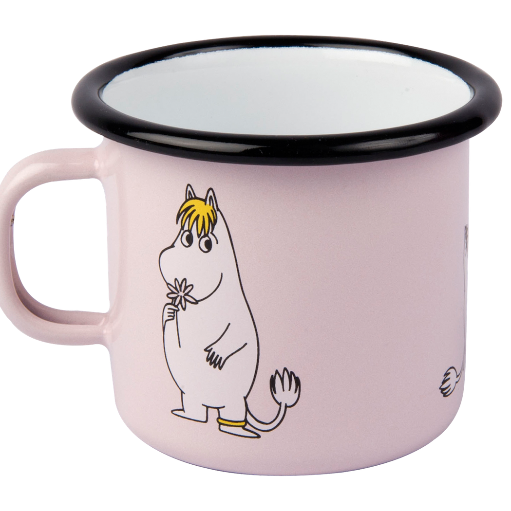 MOOMIN | Enamel Mug | Snorkmaiden  - Light Pink  | 0.25L