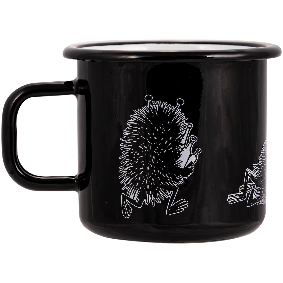 MOOMIN | Enamel Mug | Stinky, Black | 0.37L