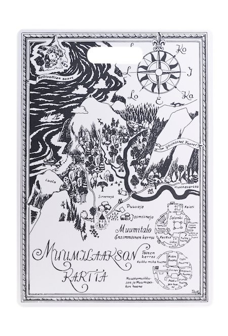 MOOMIN | Originals | Chop and Serve Board | The Map | 30 x 43cm