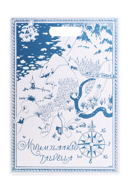 MOOMIN | Originals | Chop and Serve Board | The Map | 30 x 43cm