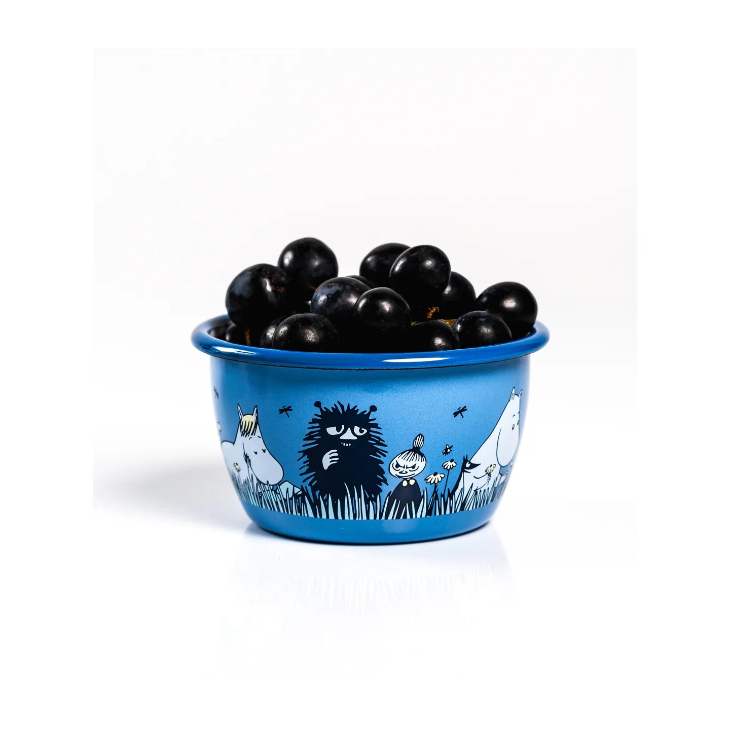 Friends Moomin Bowl by Muurla Design. Featuring Snorkmaiden, Little My and Stinky.