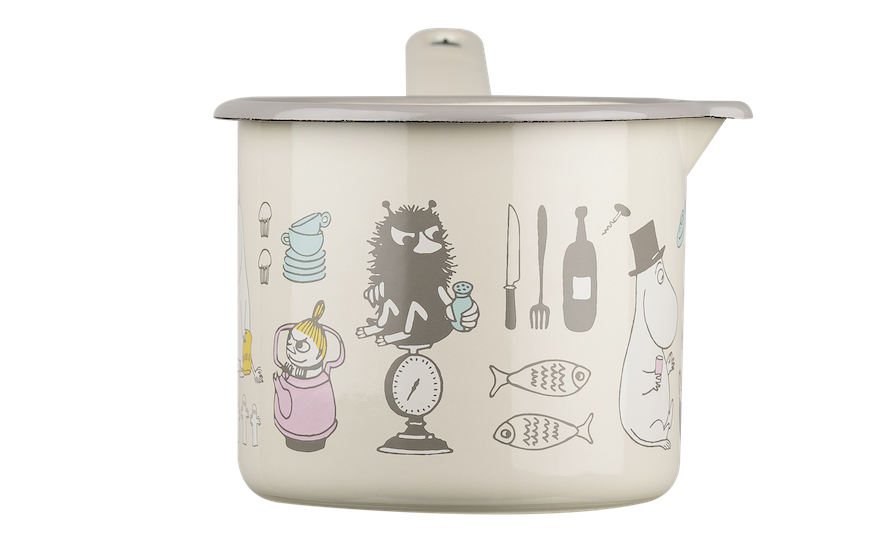 MOOMIN | Enamel Saucepan | Bon Appétit | 1.3 L