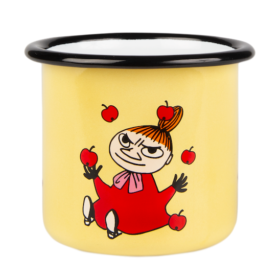 Little My Enamel Mug from the Moomin Retro Series by Muurla Design