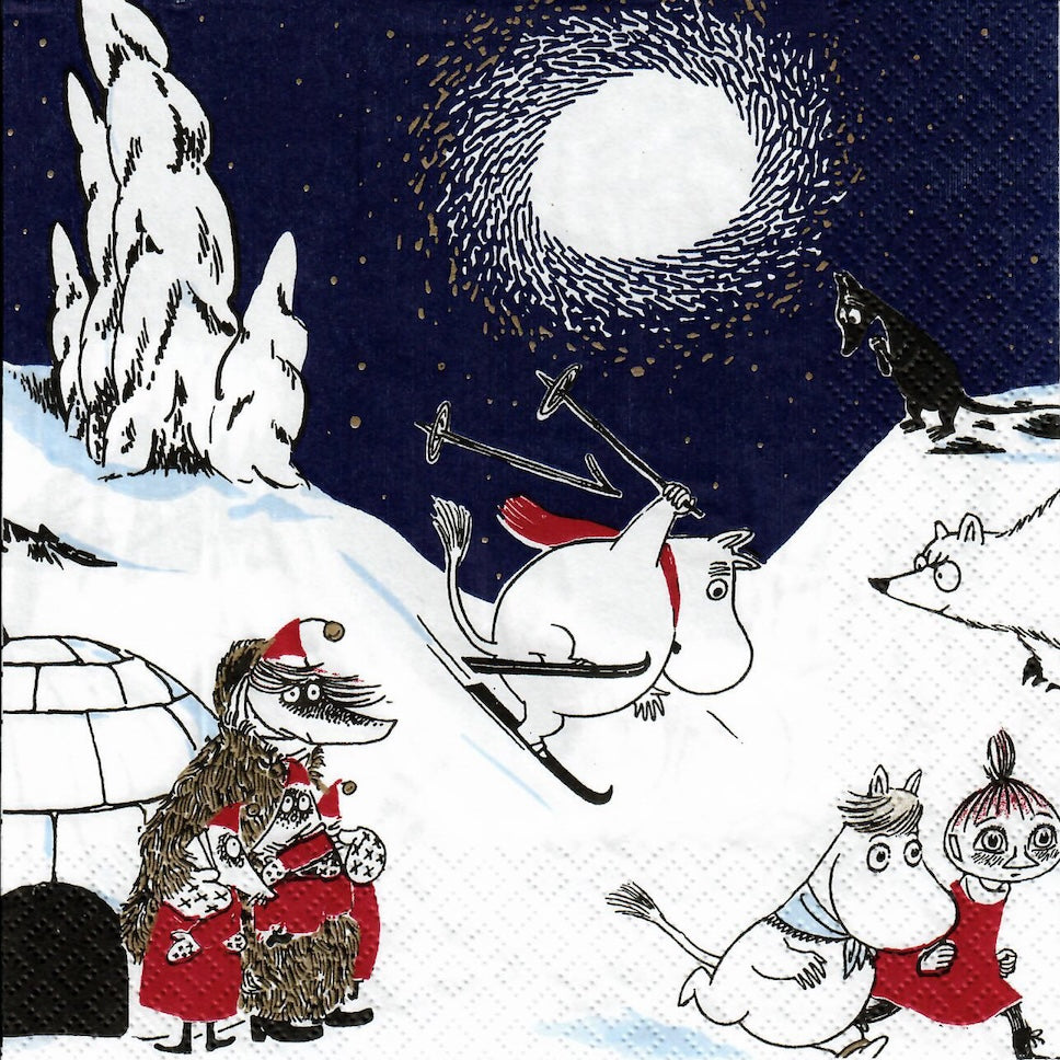 Havi Oy Napkins.  Christmas Snowy Winterland