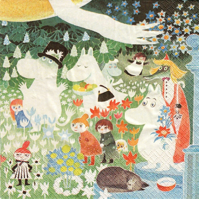 In the meadow Havi Moomin Paper Napkins Niitylla