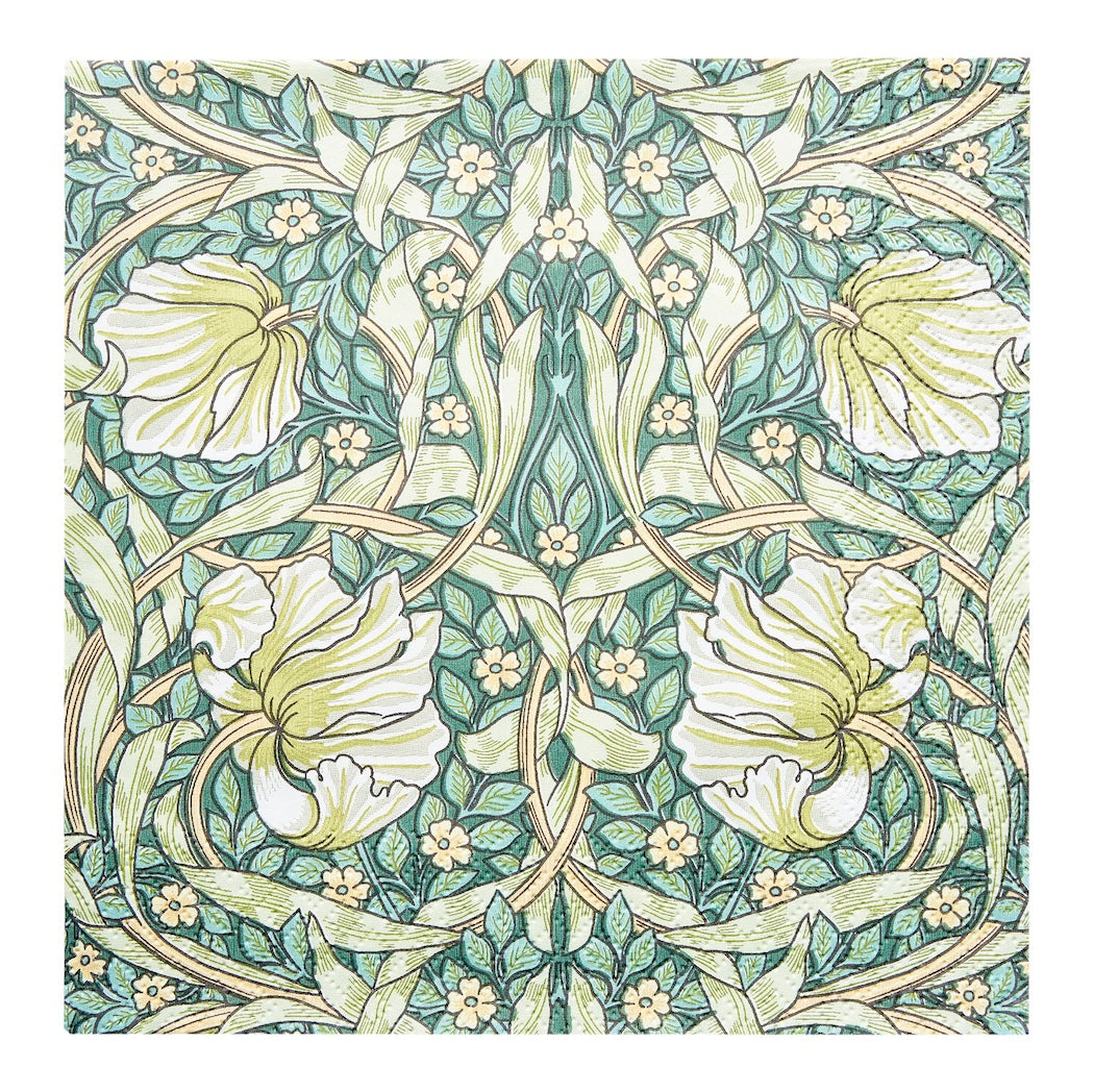 Pimpernel Paper Napkins. Design William Morris. Made by Havi in Finland