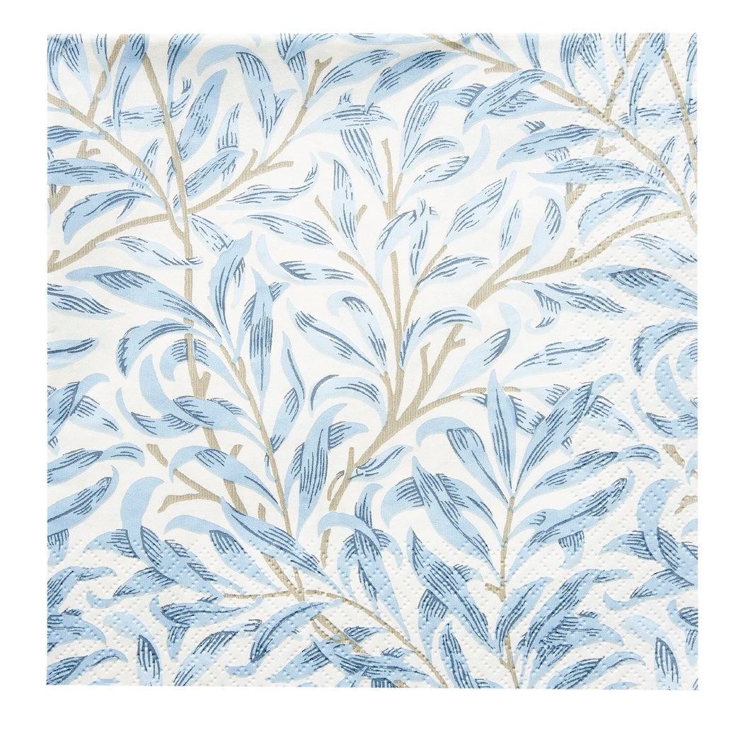 Willow Bough Design by William Morris. Shown here on a paper napkin by Havi of Finland