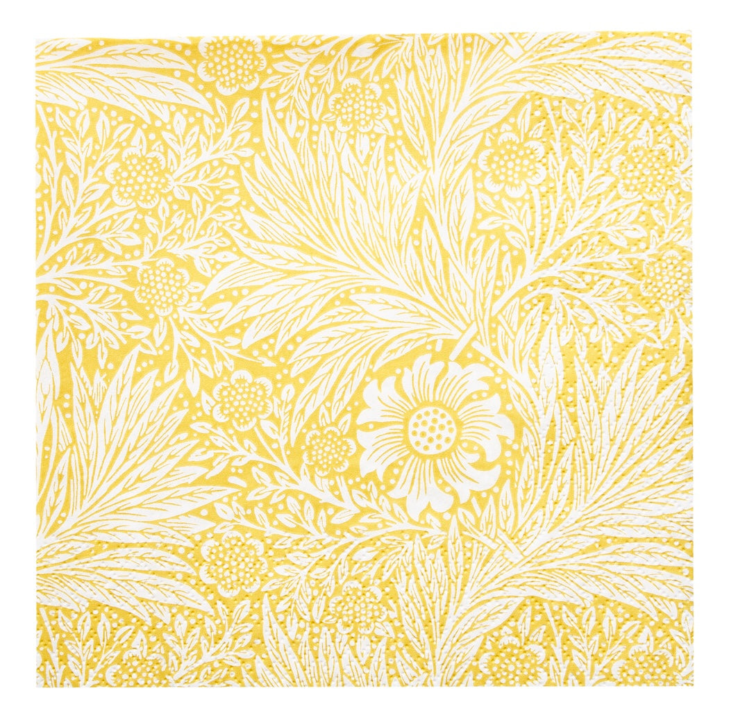 Marigold Paper Napkin by William Morris and Havi