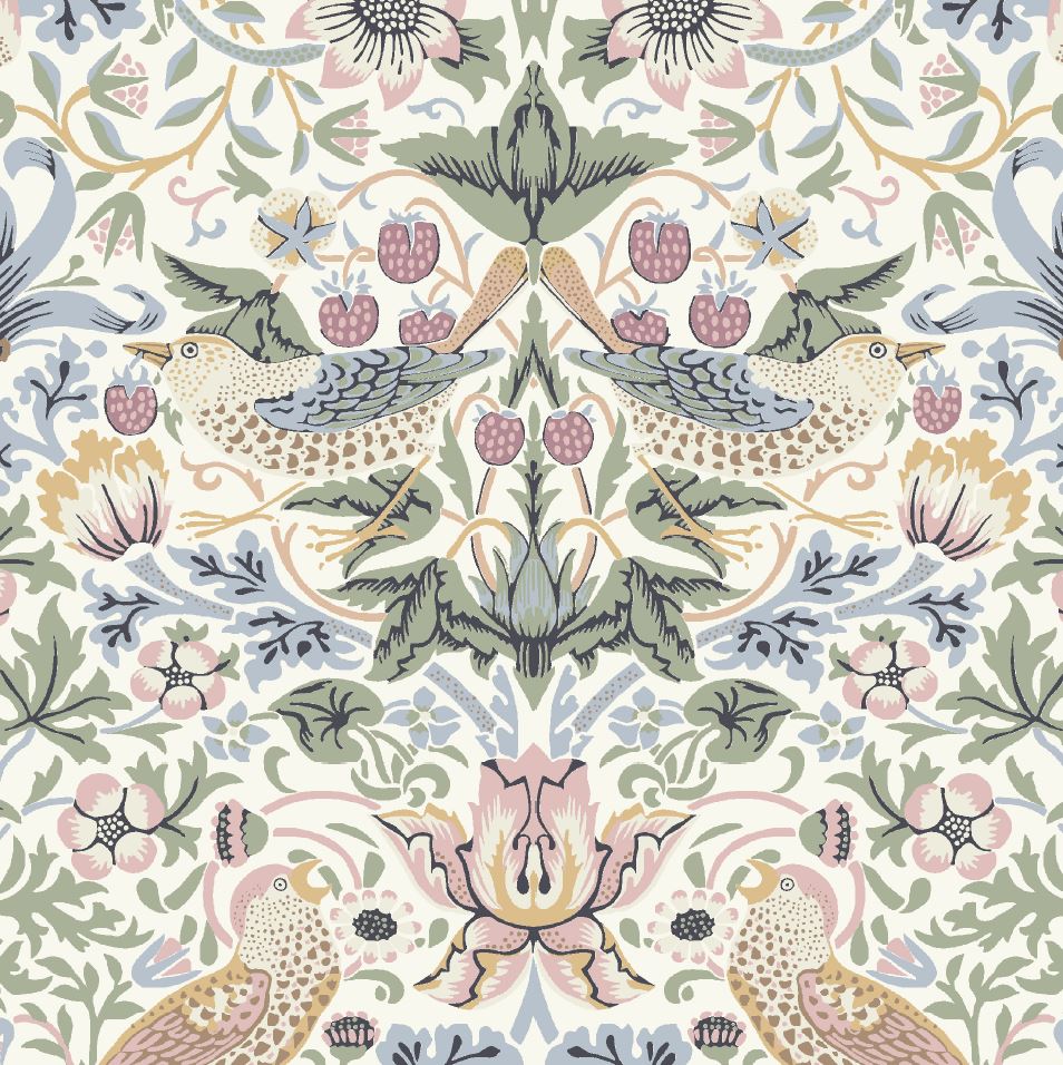 Strawberry Thief by William Morris on a Paper Napkin made by Havi of Finland