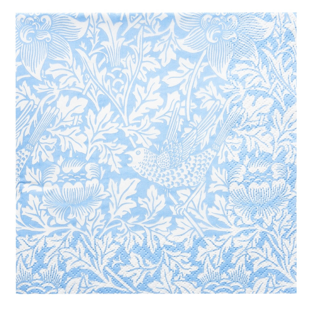 Bird and Anemone Paper Napkins design by William Morris and made by Havi in Finland