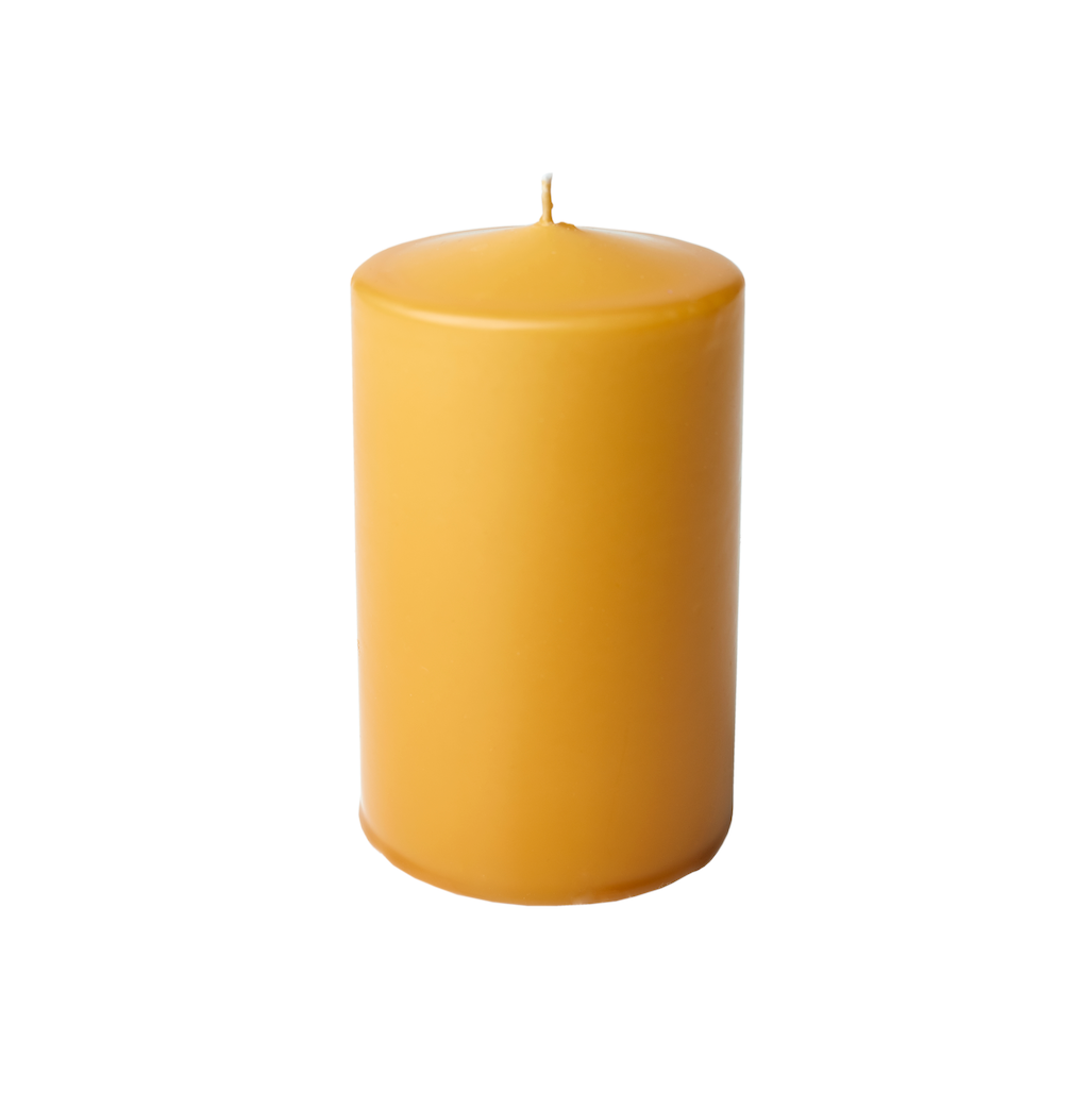 Havi Saffron Coloured Pillar Candle