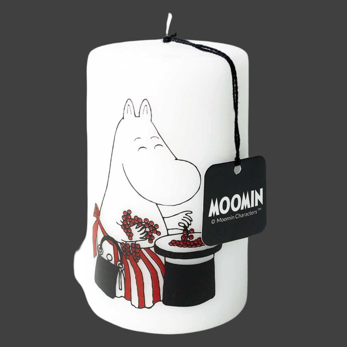 MOOMIN | Pillar Candle | ⌀ 7cm x 12cm / ⏱️ 55H | Mamma White