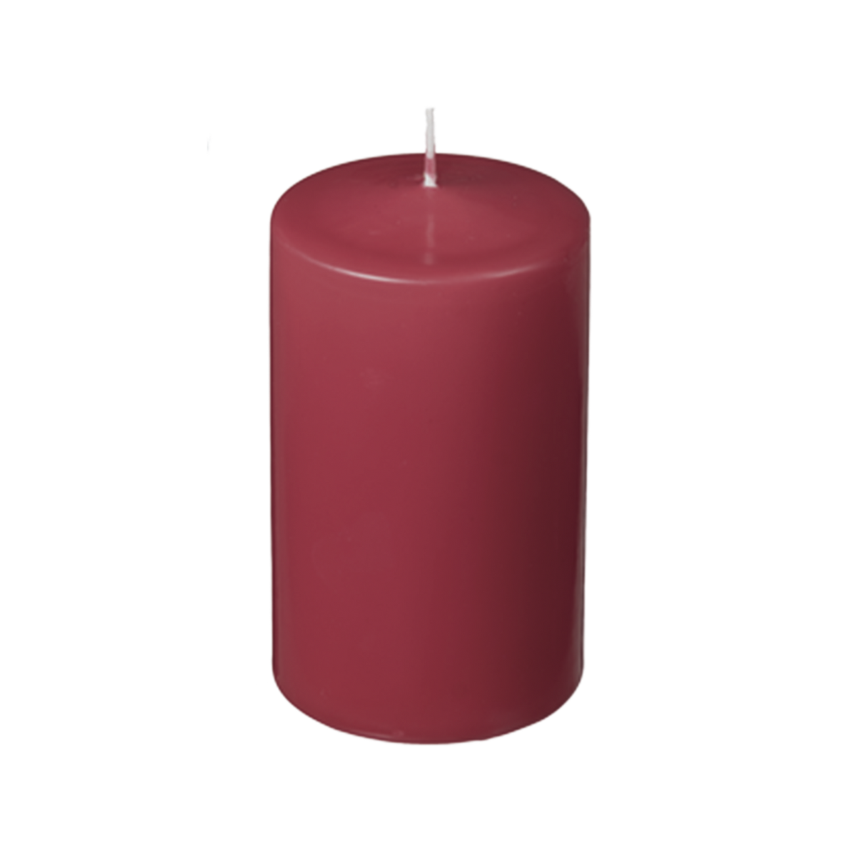 Havi Pillar Candle in a Christmas Mulled Wine Burgundy Colourway   079501.  7cm x 12cm