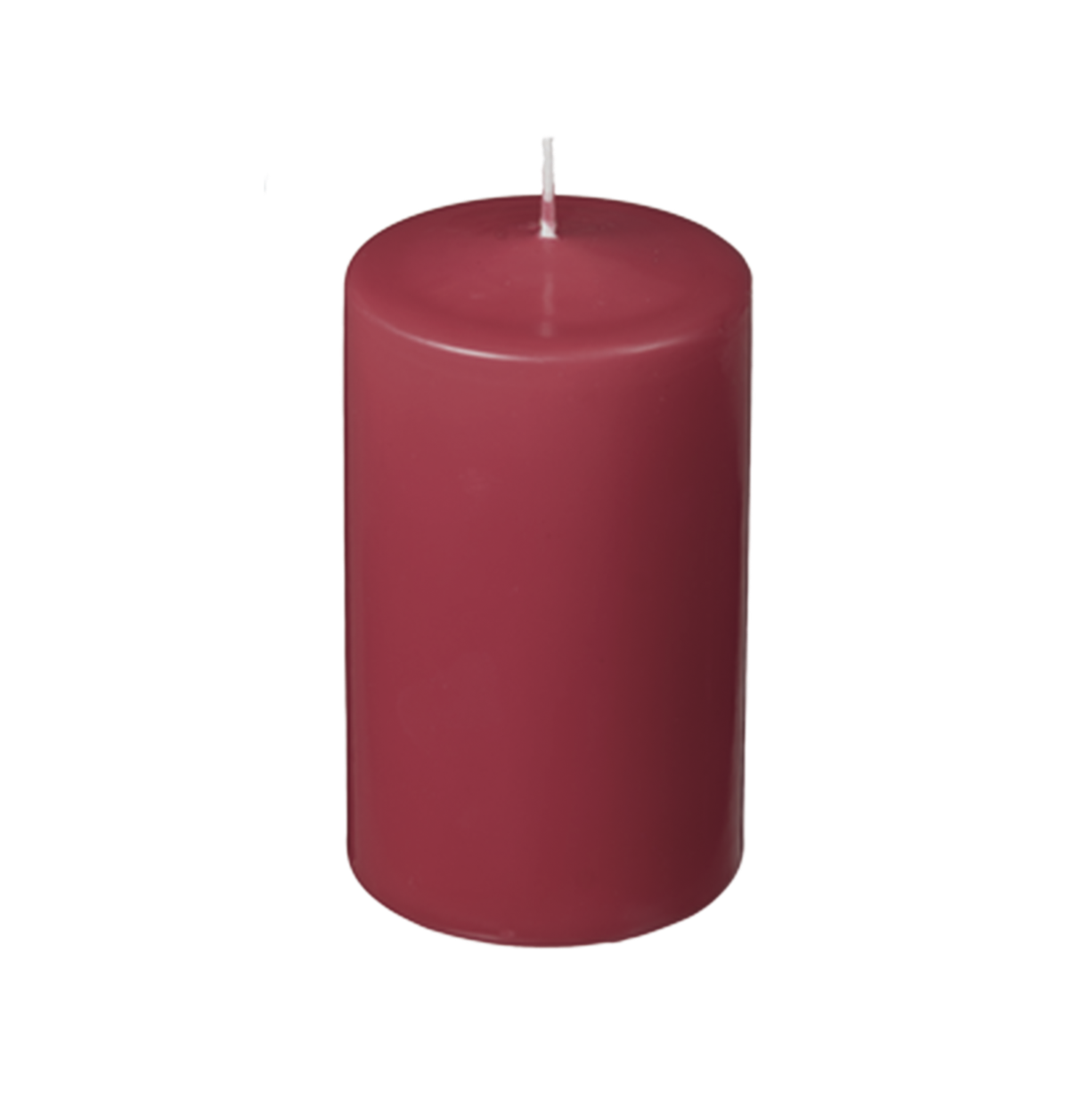 Havi Pillar Candle in a Christmas Mulled Wine Burgundy Colourway   079501.  7cm x 12cm