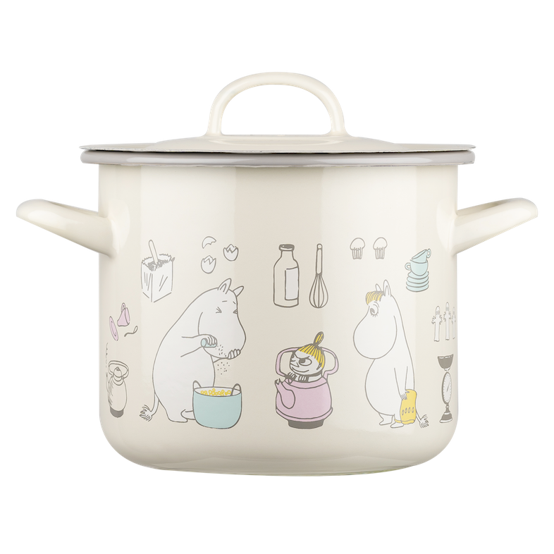 MOOMIN | Enamel Pot with Lid | Bon Appétit | 2.5 L