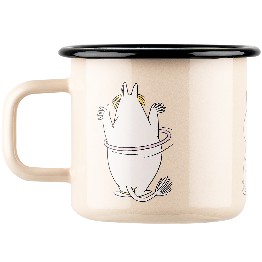 MOOMIN | Enamel Mug | Snorkmaiden, Beige  | 0.37L