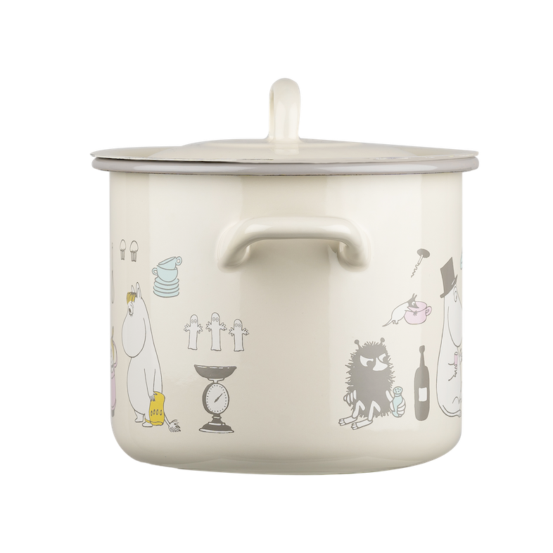 MOOMIN | Enamel Pot with Lid | Bon Appétit | 2.5 L