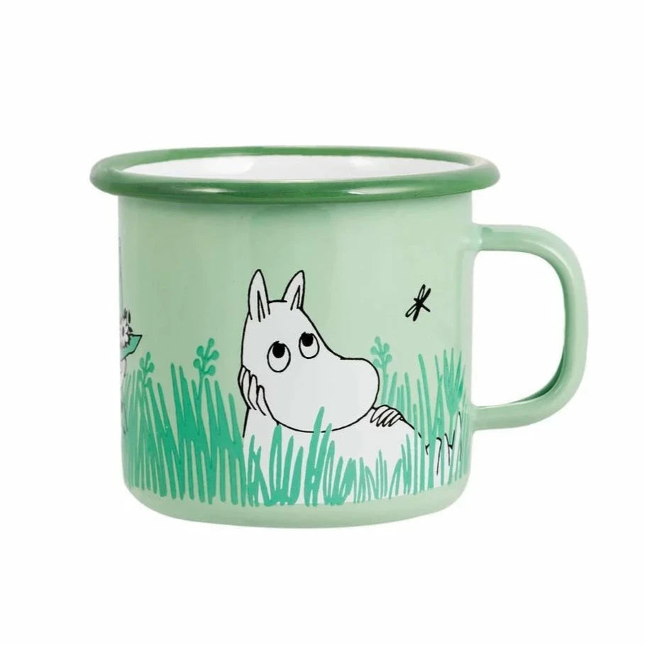 Moomin In the Garden Boys Enamel Mug 25cl