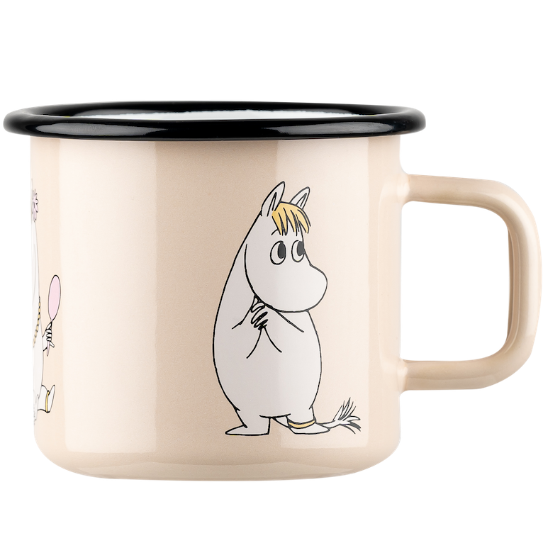 MOOMIN | Enamel Mug | Snorkmaiden, Beige  | 0.37L