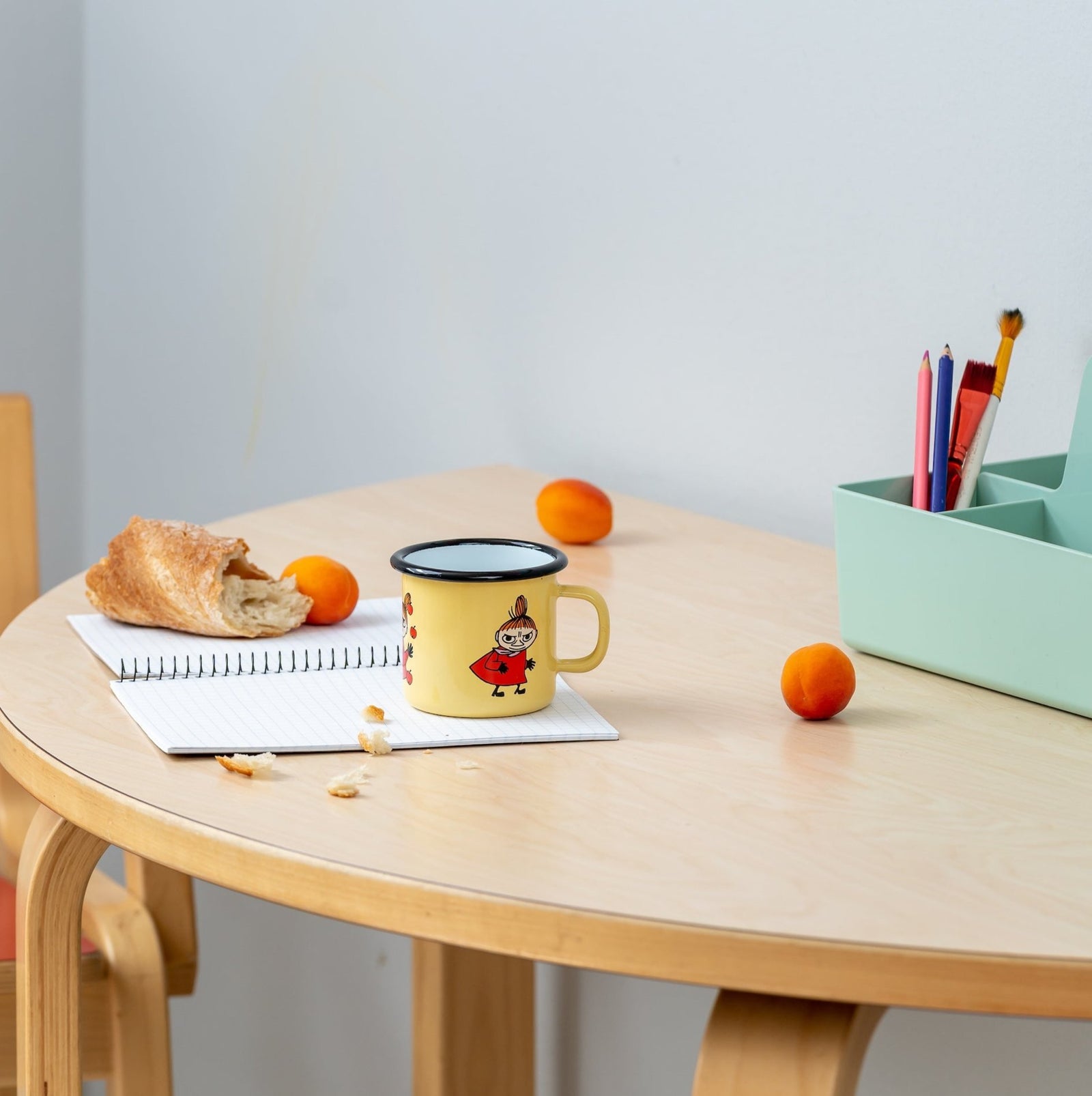 Little My Enamel Mug from the Moomin Retro Series by Muurla Design