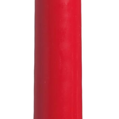 HAVI | Antique Tapered Candles | 100% Stearin | Pack of 4 | Red