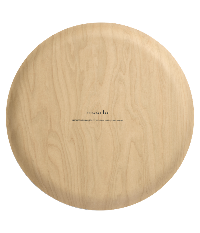 MUURLA | Checkes & Stripes, Tray, Olive, 35cm Dia