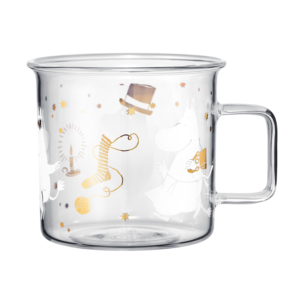 Muurla Design Moomin Sparkling Stars Glass Mug