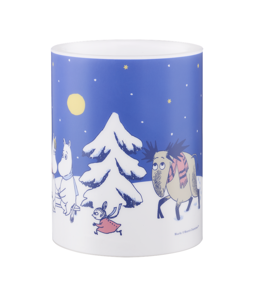 MOOMIN | Christmas | LED Candle | Starry Night | 12.5cm
