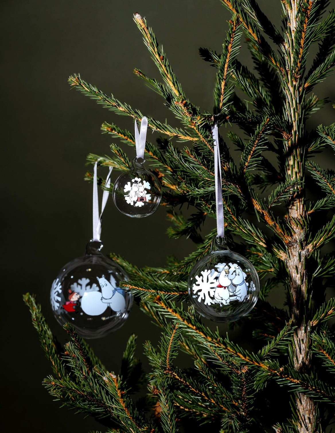 MOOMIN | Christmas | Glass Bauble | Snowflake | ⌀ 9 cm