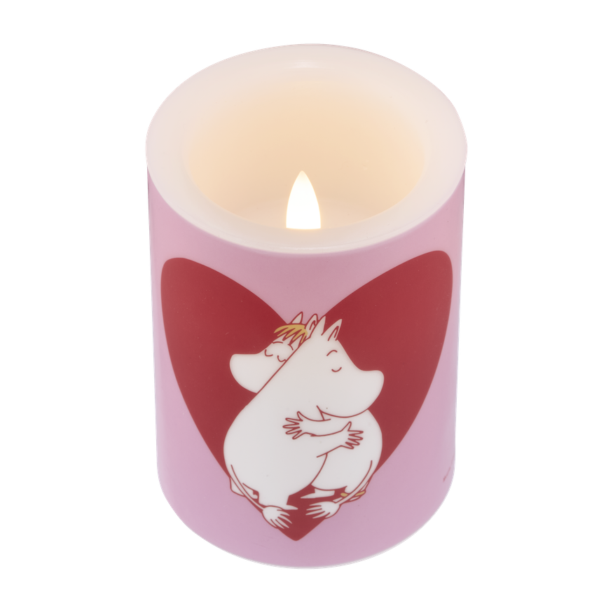 MOOMIN | Christmas | LED Candle | Heart | 10cm