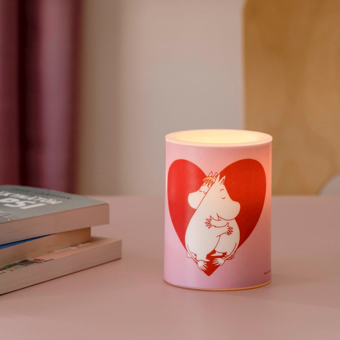 MOOMIN | Christmas | LED Candle | Heart | 10cm