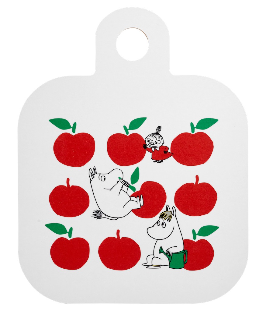 MOOMIN | Chop and Serve Board  | Joyful Apples | 25 x 32cm |