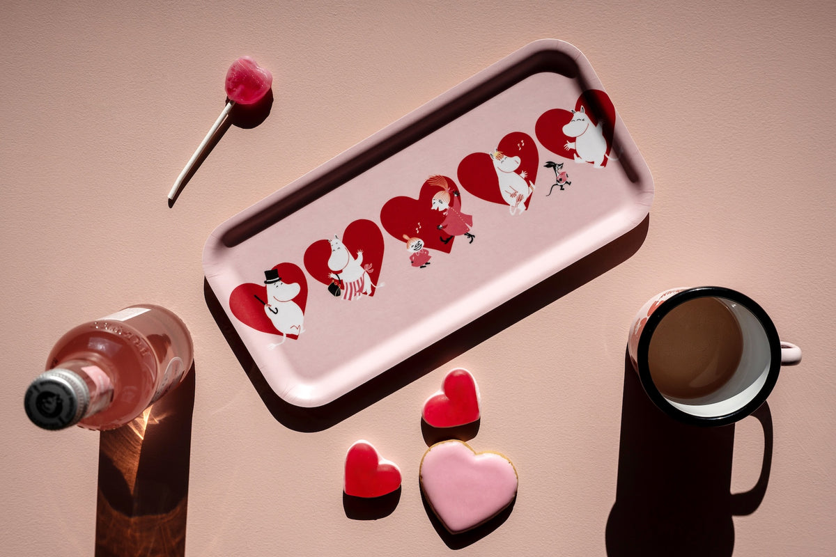 MOOMIN | Tray | Heart | 27 x 13cm