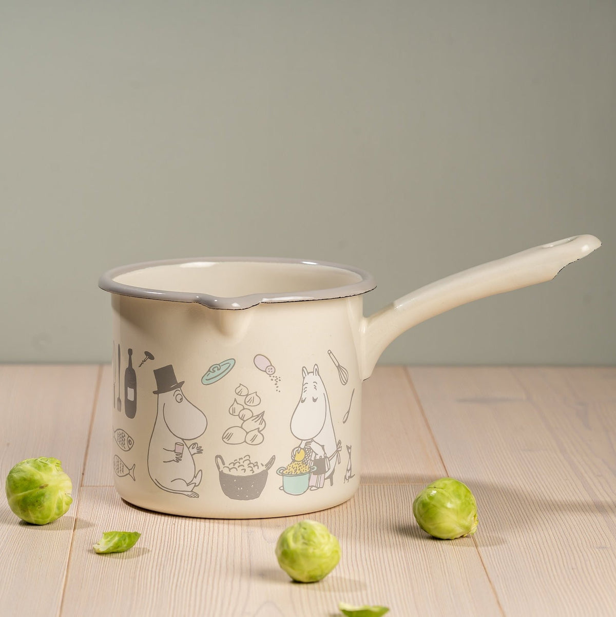 MOOMIN | Enamel Saucepan | Bon Appétit | 1.3 L