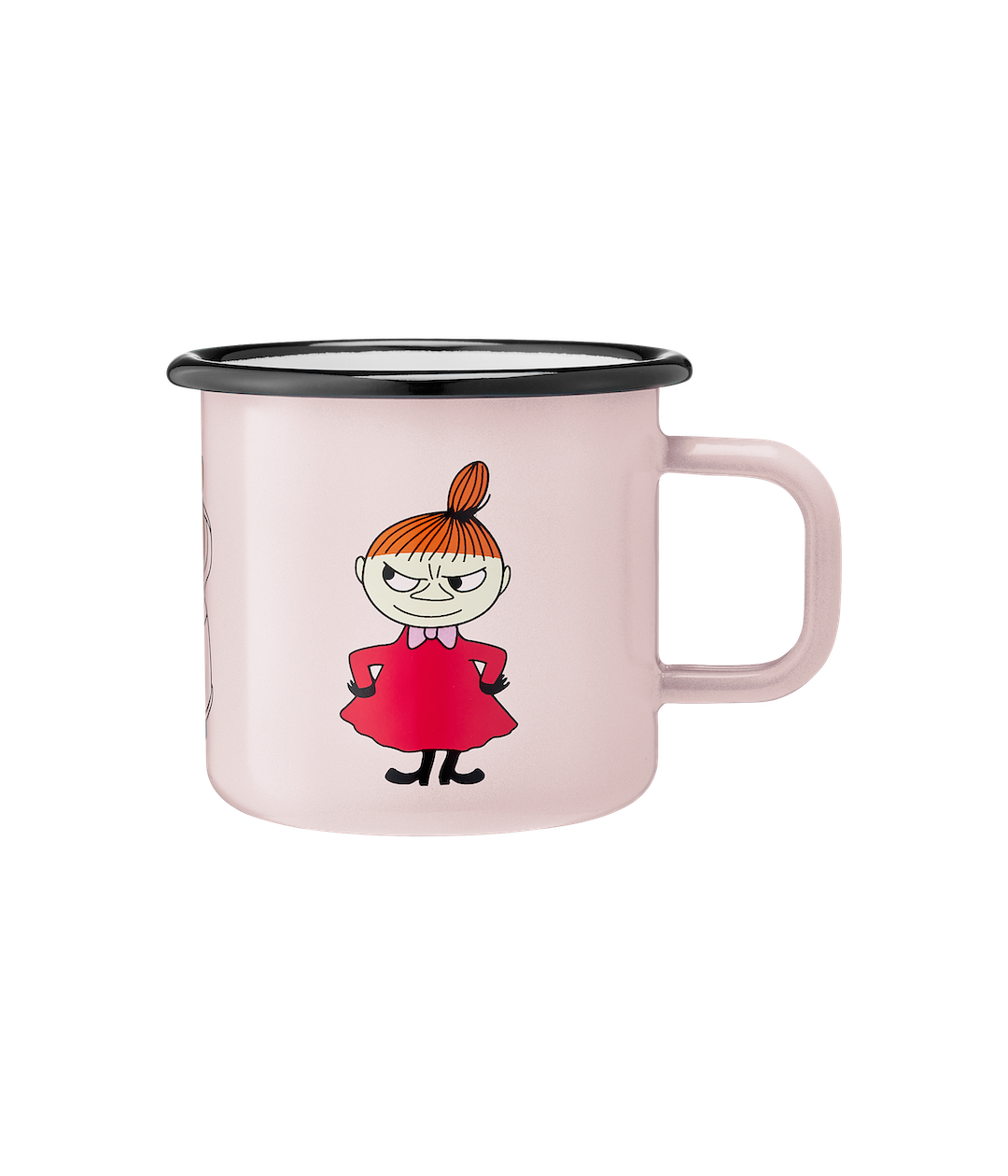 MOOMIN | Enamel Mug | Little My, Pink  | 0.37L