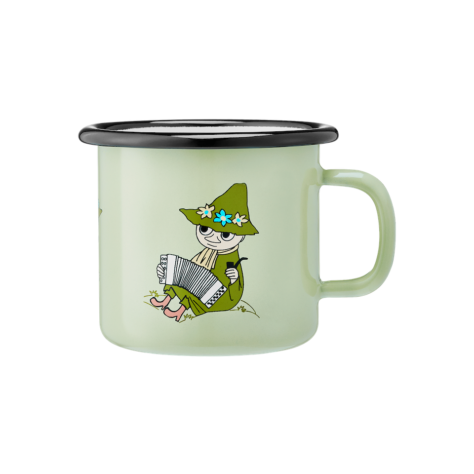 MOOMIN | Enamel Mug | Snufkin - Light Green  | 0.25L