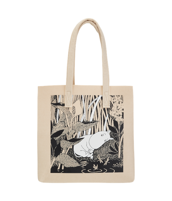 MOOMIN | Originals | Tote Bag | The Pond | Made from Recycled Plastic Bottles | 40 x 40cm