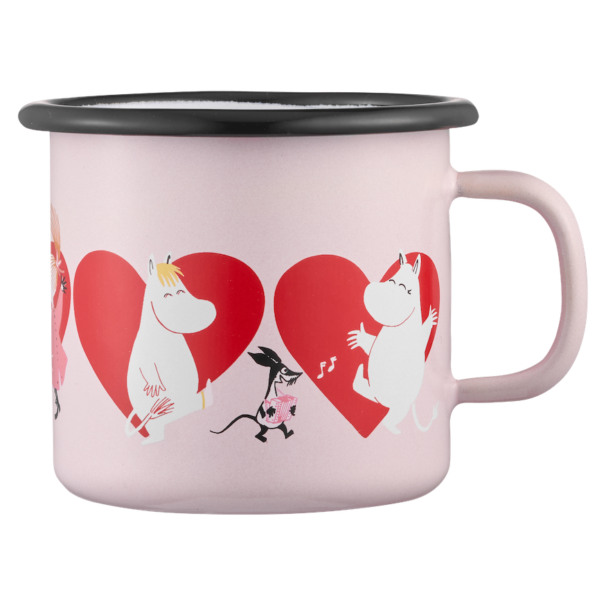 MOOMIN | Enamel Mug | Heart  | 0.25L
