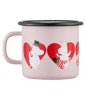 MOOMIN | Enamel Mug | Heart  | 0.25L