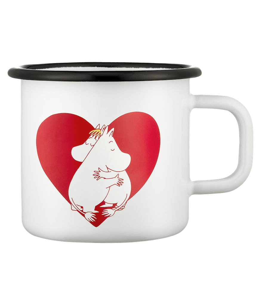 MOOMIN | Enamel Mug | 0.37L | Heart
