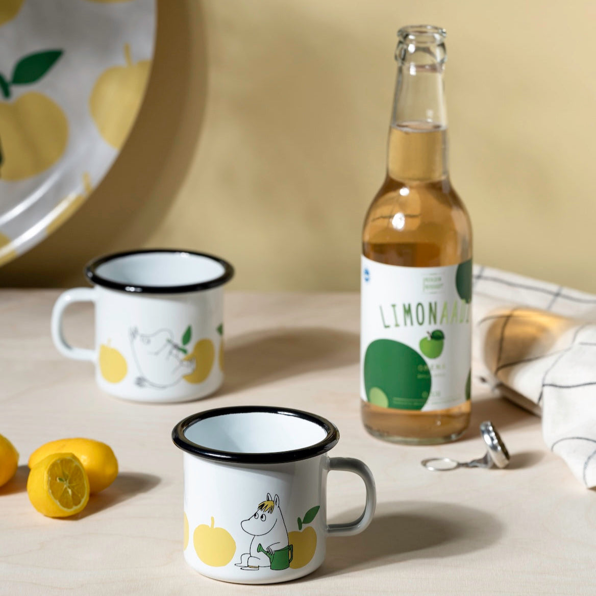 MOOMIN | Enamel Mug | Joyful Apples | 0.25L