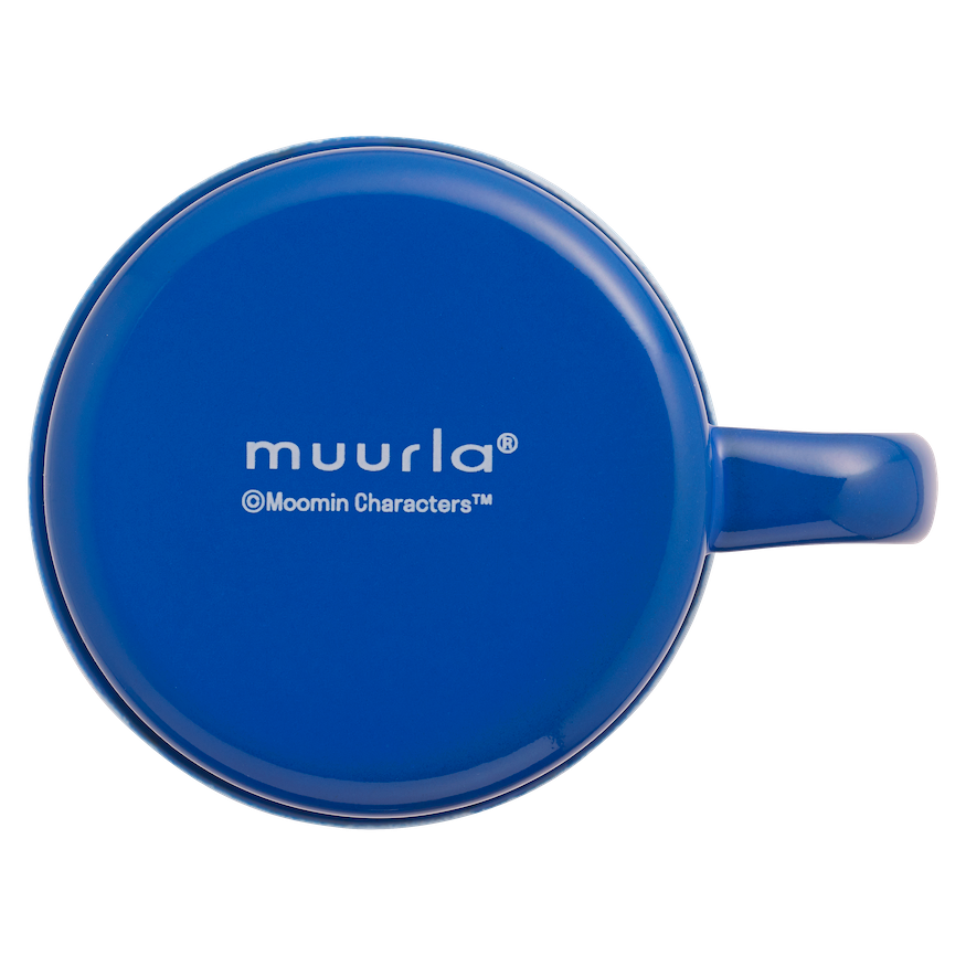 XL Hot Chocolate Mug in a Moomin Snowy Blue Starry Night design