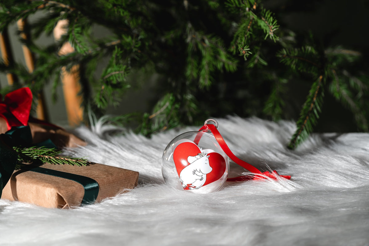 MOOMIN | Christmas | Glass Bauble | Heart | ⌀ 7 cm
