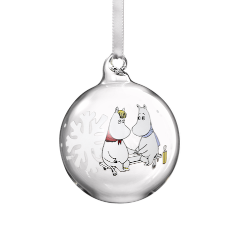 MOOMIN | Christmas | Glass Bauble | Snowflake | ⌀ 7 cm