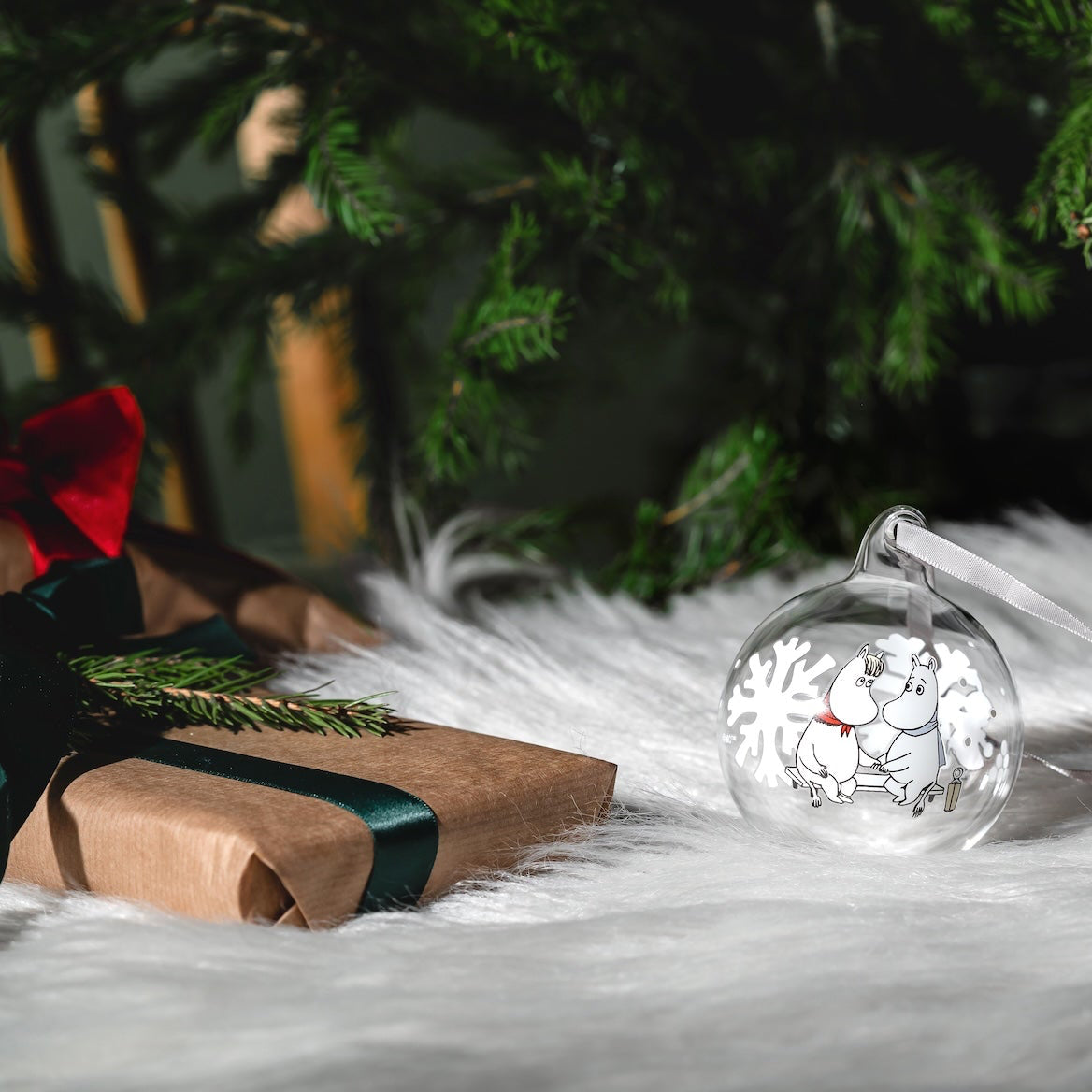 MOOMIN | Christmas | Glass Bauble | Snowflake | ⌀ 7 cm