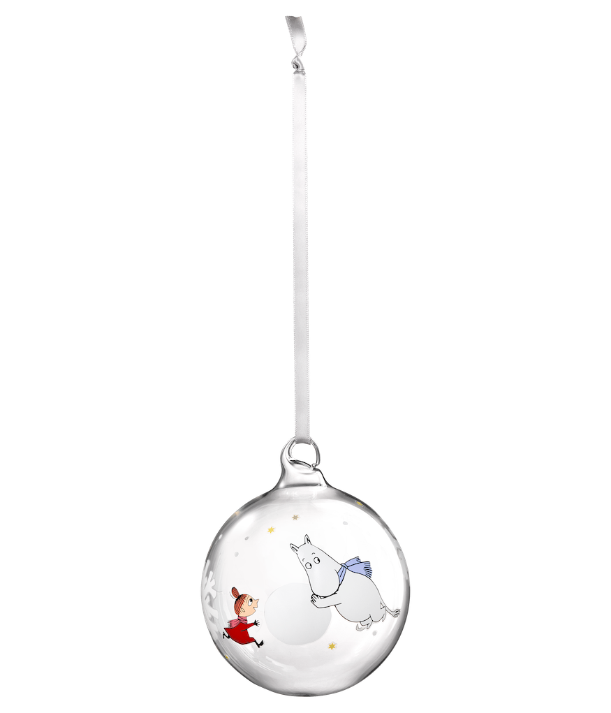 MOOMIN | Christmas | Glass Bauble | Snowflake | ⌀ 9 cm