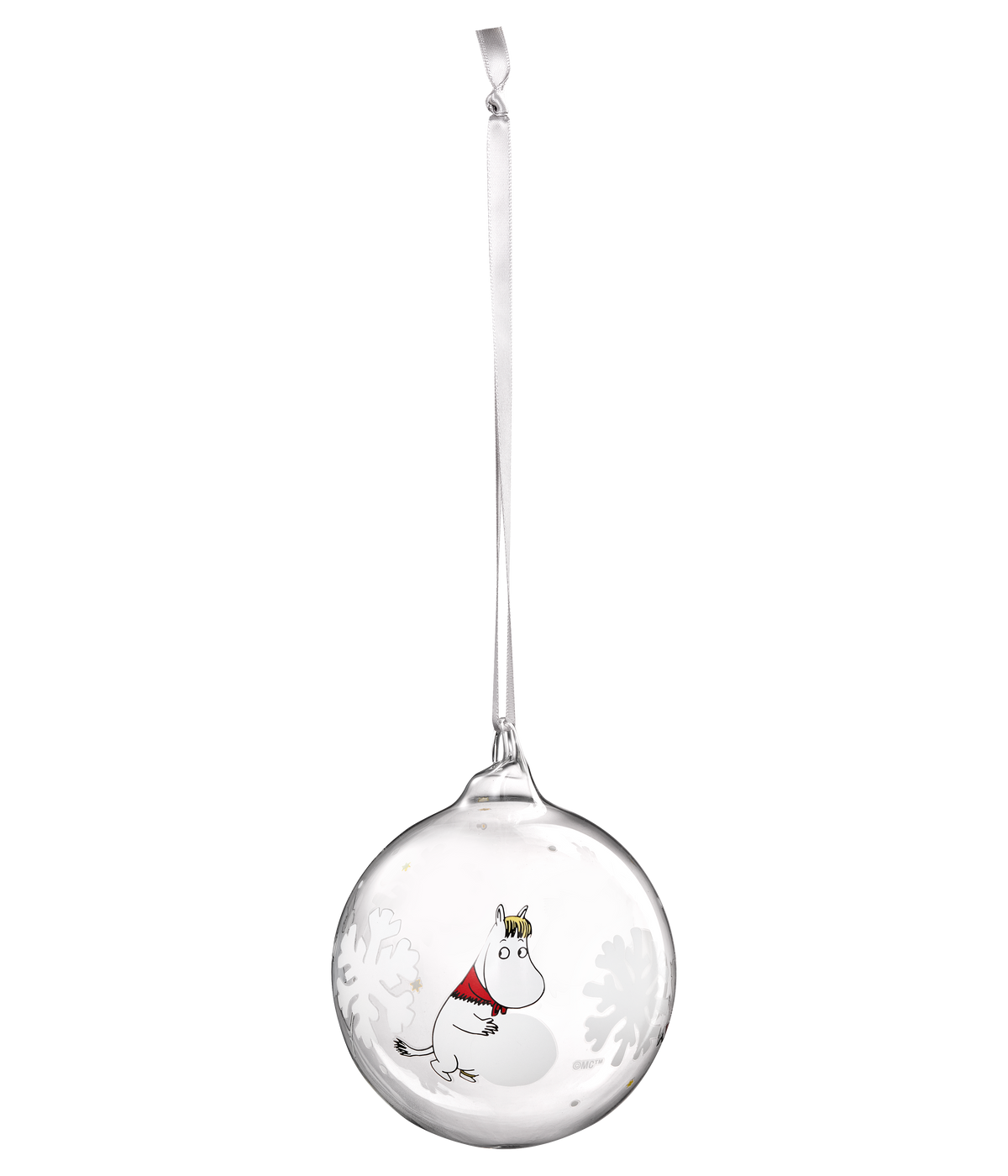 MOOMIN | Christmas | Glass Bauble | Snowflake | ⌀ 9 cm