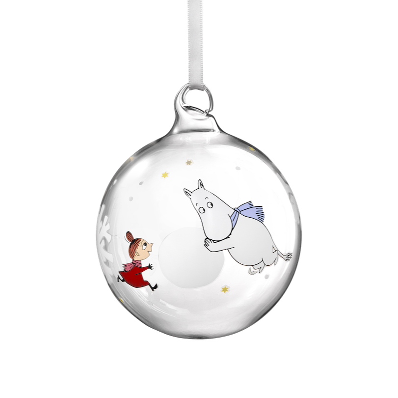 MOOMIN | Christmas | Glass Bauble | Snowflake | ⌀ 9 cm